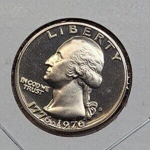 1976-D and S Proof Bicentennial Washington Quarters - Brilliant Uncirculated